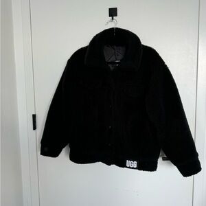 UGG Black Sherpa Jacket